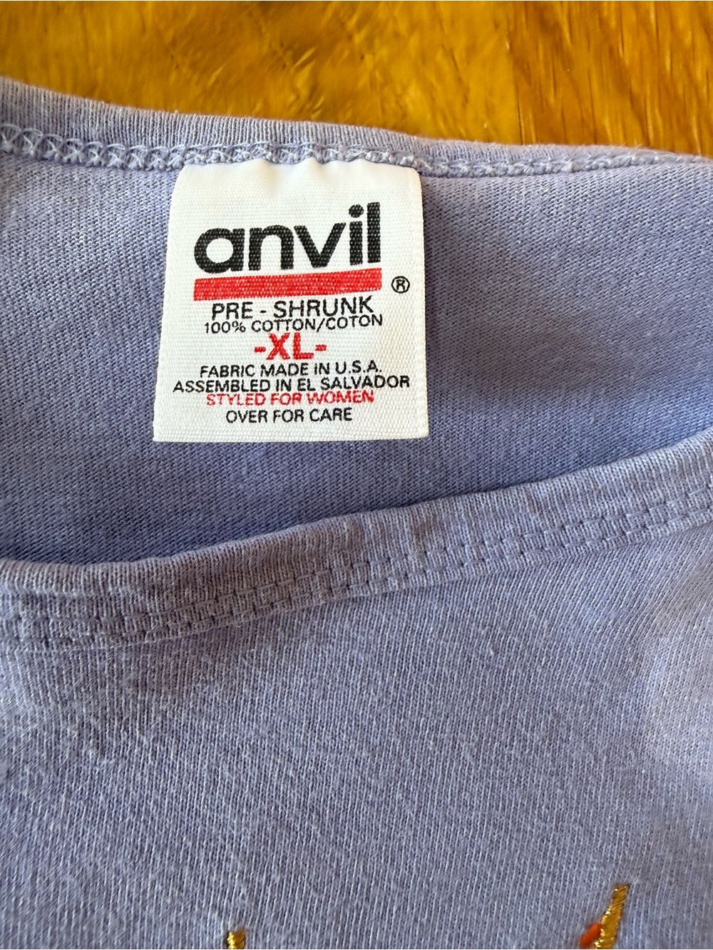Anvil | Purple Rege's Oceanfront Resort Tee | Size XL - Picture 4 of 7